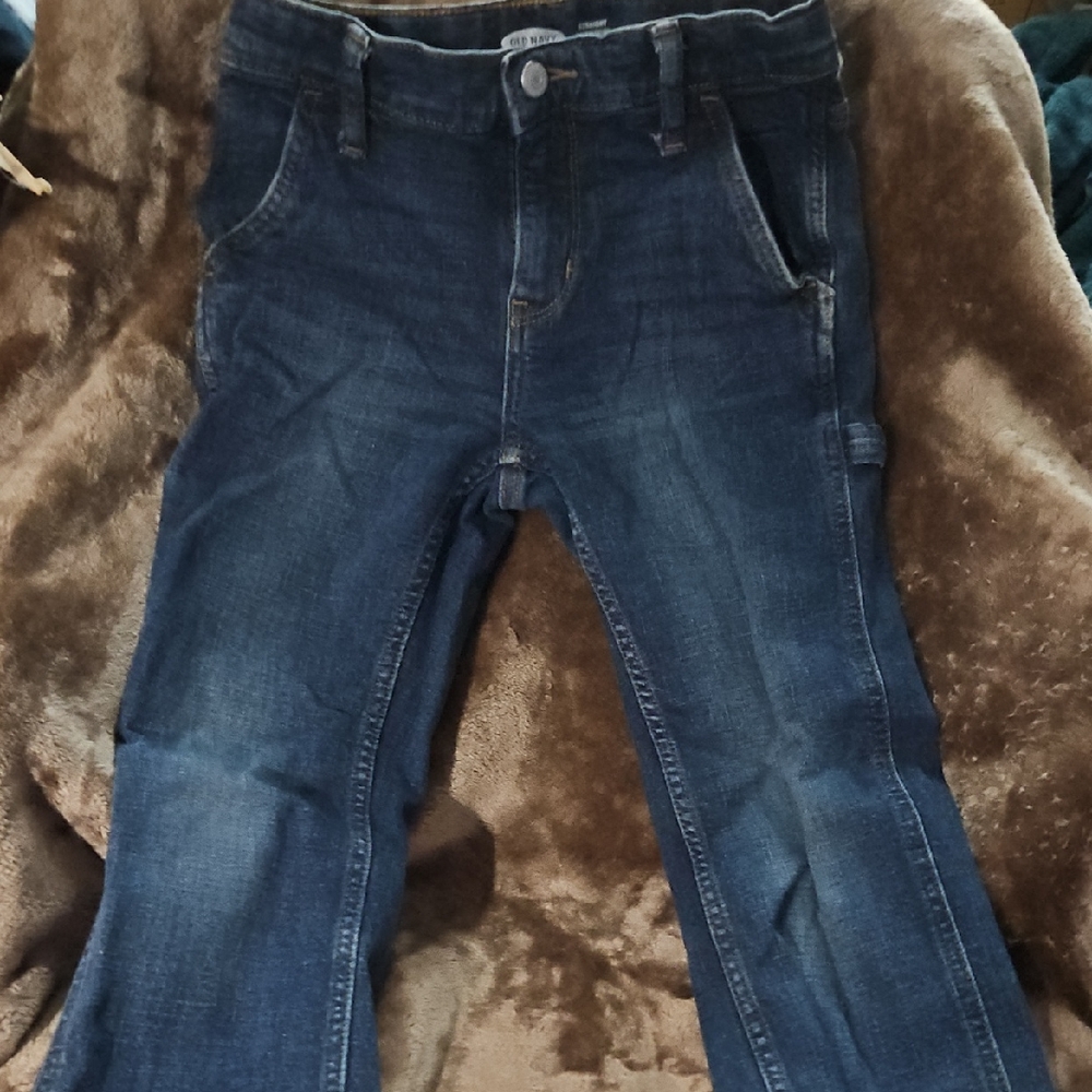 Old Navy Blue Jeans Straight-Leg Denim